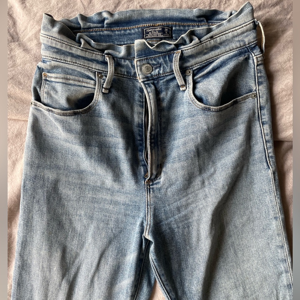abercrombie Ultra High Rise Jeans